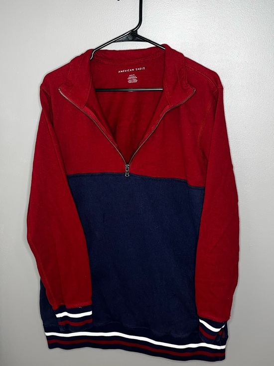 American Eagle Outfitters Other - American Eagle Mens Blue Red pullover MEDIUM